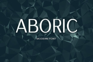 Aboric Font: Modern Sign Painting Style for Editorial Design