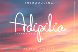 Adipilia Font: Sweet Script for Handmade Labels