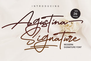 Agustina Signature Font for Elegant Web Design