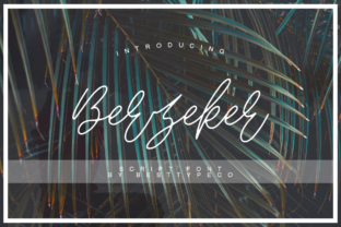 Berzeker Font: Casual Script for Handmade Labels