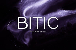 Bitic Font: Modern Sign Painting Style for Crafters