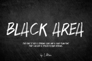 Black Area Font Review: Authentic Brush Style for Branding