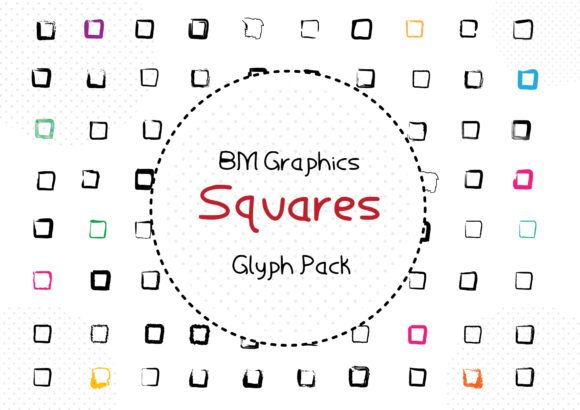 BM Graphics - Squares Font for Custom Brand Identity Design
