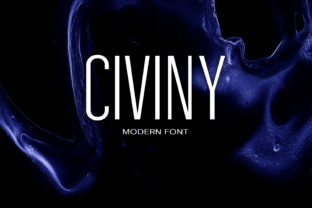 Civiny Font: Modern Sign Painting for Editorial Design