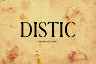 Distic Font Review: Elegant Serif for Makers