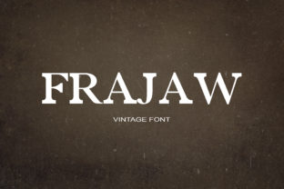 Frajaw Font: A Friendly Serif for Boutique Branding