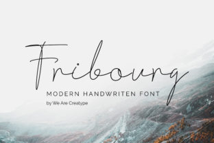 Fribourg Font: Handcrafted Script for Makers