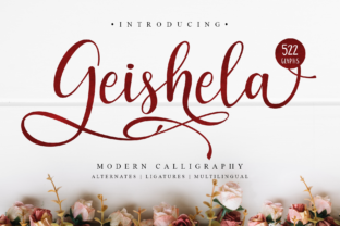 Geishela Script Font for Elegant Small Business Branding
