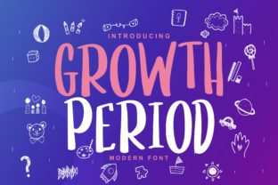Growth Period Font: Handwritten Charm for Small Business Branding