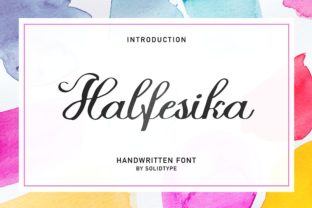 Halfesika Script Font Review for Romantic Campaigns