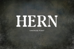 Hern Font Review: A Classic Serif for Vintage Makers