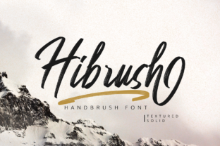 Hibrush Font: Modern Script for Handmade Products