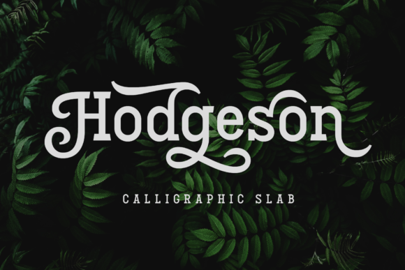 Hodgeson Font Review for Handmade Labels and Crafting
