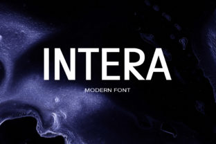 Intera Font: Sign Painting Style for Digital Campaigns