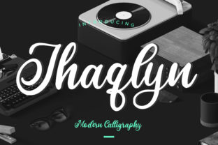Jhaqlyn Font: Elegant Script Handwritten Typography for Editorial Design
