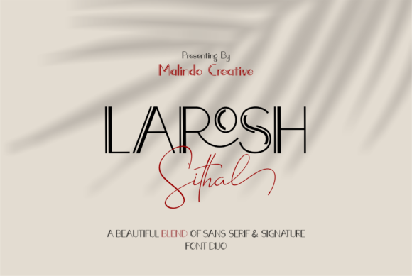 Larosh Sithal Duo Font for Authentic Small Business Branding