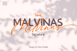 Malvinas Duo Font: Elevating Campaign Visuals