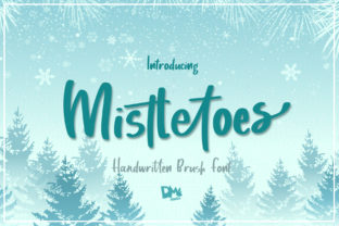 Mistletoes Font Review for Holiday Crafting