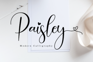 Paisley Script Font Review for Elegant Campaign Design