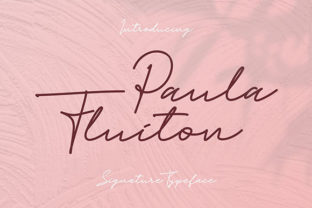 Paula Fluiton Font: Authentic Script for Brand Identity