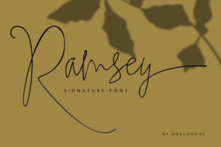 Ramsey Font: Contemporary Handwritten Style for Crafters