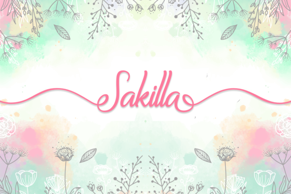Sakilla Font: A Sweet Script for Brand Identity Design