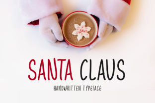 Santa Claus Font: A Cheerful Typeface for Holiday Editorial Design