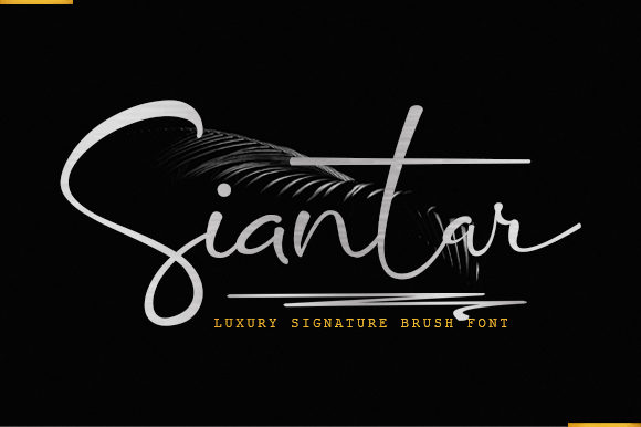 Siantar Font: Luxurious Script for Elegant Branding