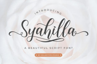 Syahilla Script Font for Modern Small Business Branding