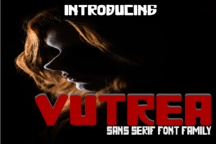 Vutrea Font: Modern Sans Serif for Handmade Labels